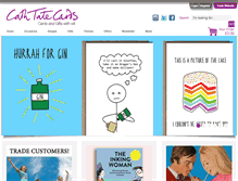 Tablet Screenshot of cathtatecards.com